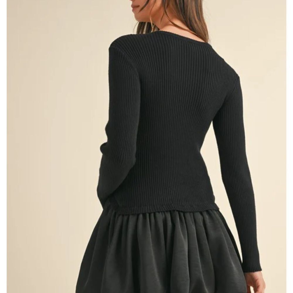 Mable/Anthropologie Avara Bubble Skirt Mini Dress - Picture 3 of 5